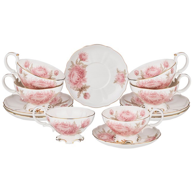 Чайный набор lefard "астра" на 6 пер. 12 пр. 250 мл Lefard (264-1050) Чайный набор lefard "астра" на 6 пер. 12 пр. 250 мл Lefard (264-1050)