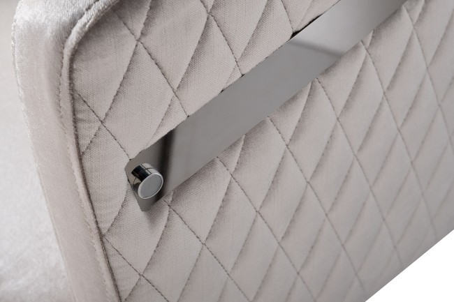 Cтул велюр серый/хром 67*67*80см (TT-00011618)