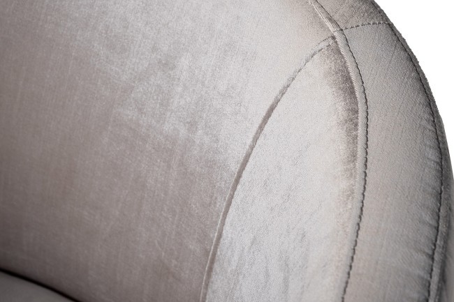 Cтул велюр серый/хром 67*67*80см (TT-00011618)