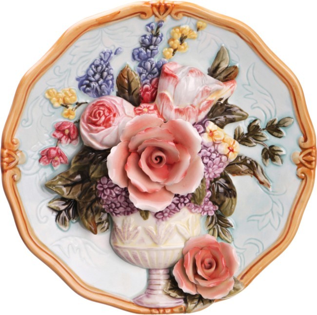 Тарелка декоративная lefard "букет" 21*5,5 см Lefard (59-617) Тарелка декоративная lefard "букет" 21*5,5 см Lefard (59-617)