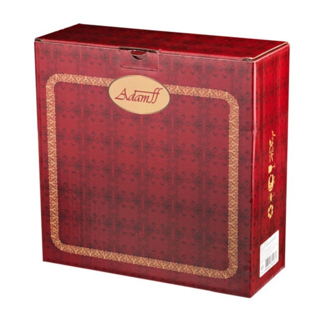 Фруктовница 2-х ярусная  "рубин" диаметр 23/21 см. высота 23,5 см Turkiye Sise (484-187)