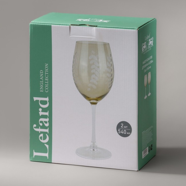 Набор бокалов для вина "flora" из 2 шт. 540 мл Lefard (685-107) Набор бокалов для вина "flora" из 2 шт. 540 мл Lefard (685-107)
