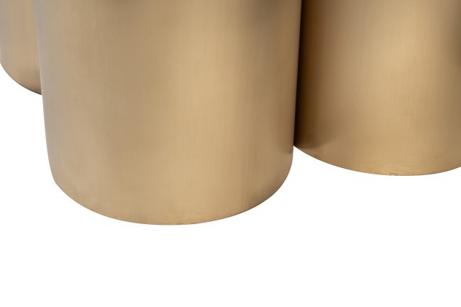 Стол журнальный керамогранит белый d60*45см (TT-00013334)