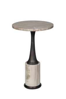 Стол журнальный "Травертин (Travertino)" d40*h63,5см (TT-00014010)