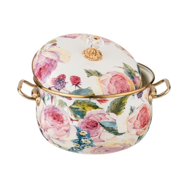 Кастрюля эмалированная agness с крышкой, серия винтаж, 2,8л, диаметр=18см Agness (950-022) Кастрюля эмалированная agness с крышкой, серия винтаж, 2,8л, диаметр=18см Agness (950-022)