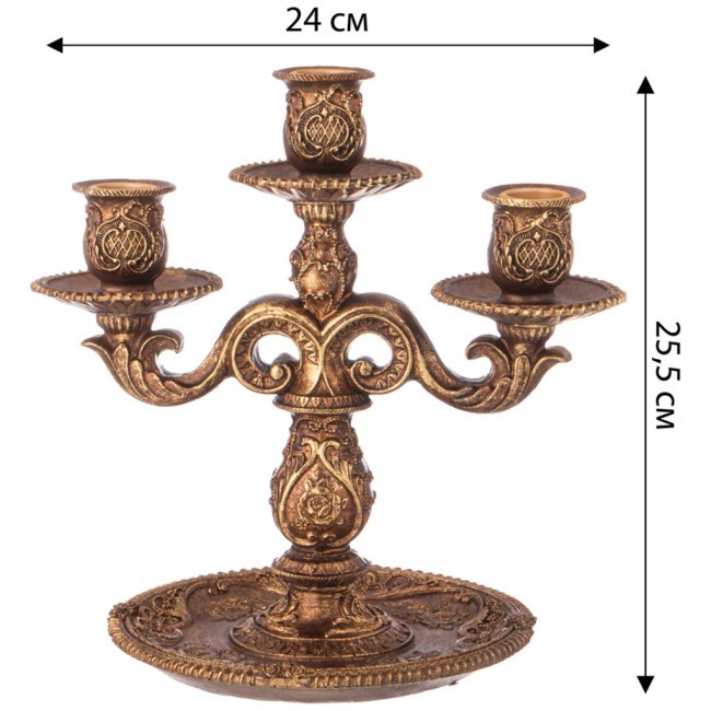 Подсвечник коллекция "рококо", 24*17,1*24cm Lefard (504-361) Подсвечник коллекция "рококо", 24*17,1*24cm Lefard (504-361)