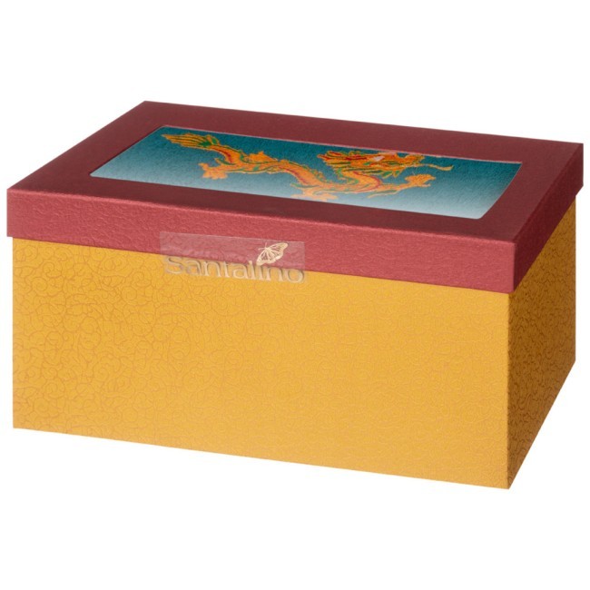 Полотенце махровое "год дракона",40х70см,бирюза, махра Lefard (850-841-69)