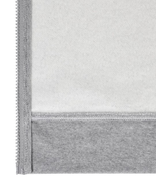 Флисовое худи на молнии JÖGEL ESSENTIAL Cotton Fleece FZ Hoodie, серый меланж (2122116)