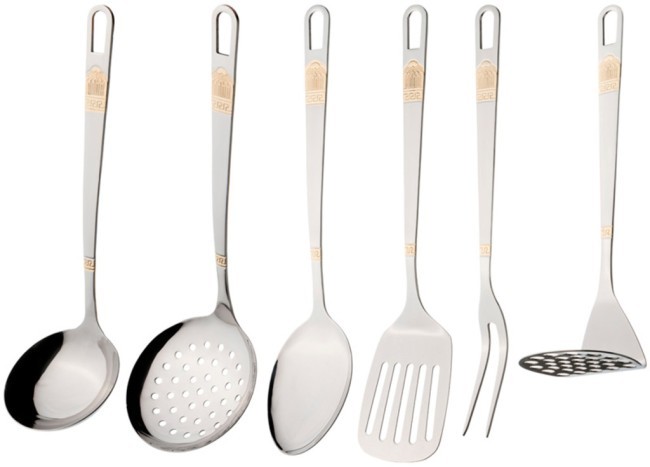 Набор кухонных принадлежностей agness в корзине, 7пр. серия миандр Agness (922-252)