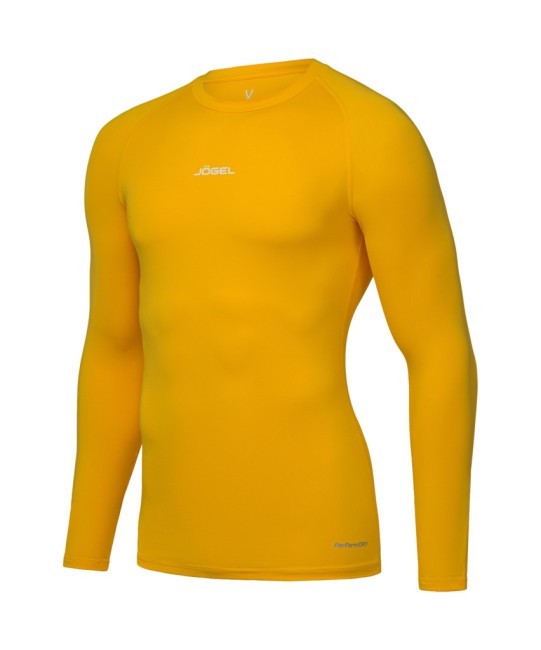 Футболка компрессионная с длинным рукавом JOGEL CAMP PerFormDRY Baselayer LS Tee, желтый (2125149)