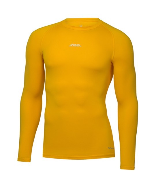 Футболка компрессионная с длинным рукавом JOGEL CAMP PerFormDRY Baselayer LS Tee, желтый (2125149)