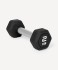 Гантель гексагональная Starfit DB-301PRO 2 кг, обрезиненная, черный (2115106)