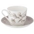 Чайная пара lefard "white flower" 500 мл серая Lefard (415-2118)