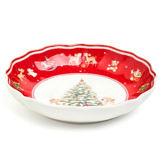 Блюдо lefard "с новым годом!" 16*3,5 см красное Lefard (85-2051-1)