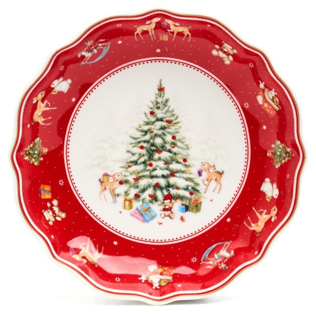 Блюдо lefard "с новым годом!" 16*3,5 см красное Lefard (85-2051-1)