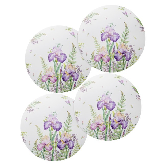Набор подстановочных салфеток "irises" из 4 шт., диаметр=38 см Lefard (771-149)