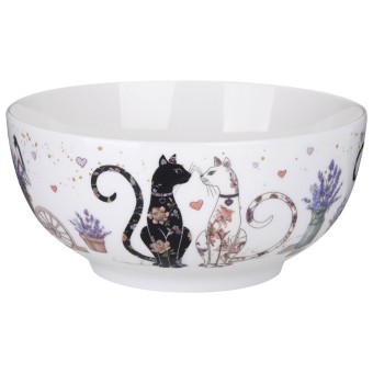 Салатник lefard "лавандовые коты" 15*7 см 730 мл Lefard (425-169)