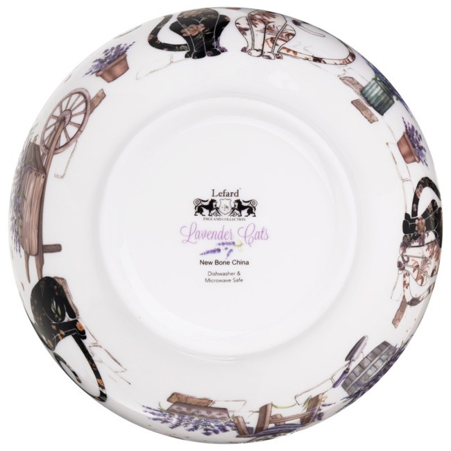 Салатник lefard "лавандовые коты" 15*7 см 730 мл Lefard (425-169)
