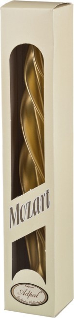 Свеча "моцарт" металлик золото высота=32 см Adpal (348-094) Свеча "моцарт" металлик золото высота=32 см Adpal (348-094)