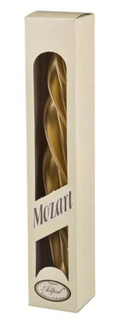 Свеча "моцарт" металлик золото высота=32 см Adpal (348-094) Свеча "моцарт" металлик золото высота=32 см Adpal (348-094)