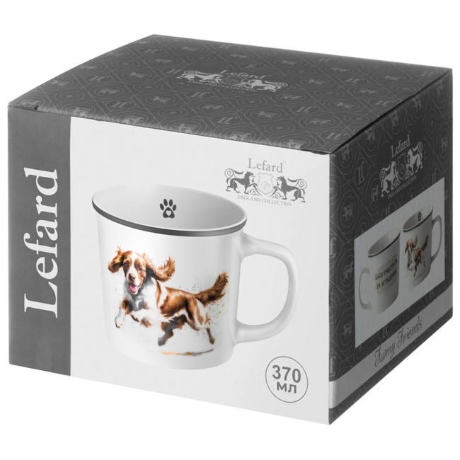 Кружка lefard "welsh springer spaniel" 370мл, разноцветный Lefard (260-1048-11)