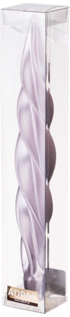 Свеча "моцарт" металлик розовый высота=32 см Adpal (348-593)