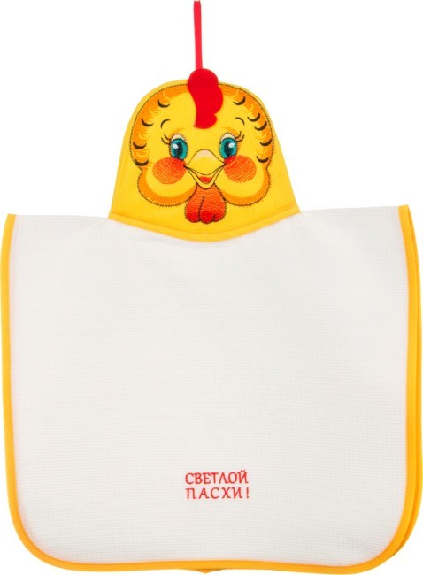 Полотенце-платье для рук "петушок"пасха, 40*70 см х/б,белое/жёлтое с вышивкой SANTALINO (850-841-86) Полотенце-платье для рук "петушок"пасха, 40*70 см х/б,белое/жёлтое с вышивкой SANTALINO (850-841-86)