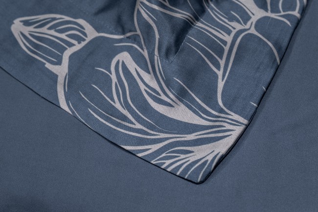 Комплект наволочек принт тенсель синий  50*70 (2шт) (TT-00012238)