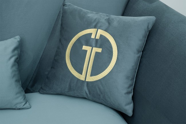 Диван Annette трехместный без мех,велюр бирюз.Colt1004/зол 250*100*95 (TT-00012928) Диван Annette трехместный без мех,велюр бирюз.Colt1004/зол 250*100*95 (TT-00012928)