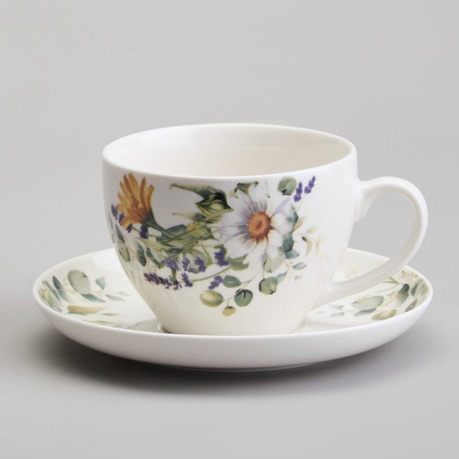 Чайный набор lefard "ромашковое поле" на 6 пер. 12 пр. 250 мл Lefard (358-2228)