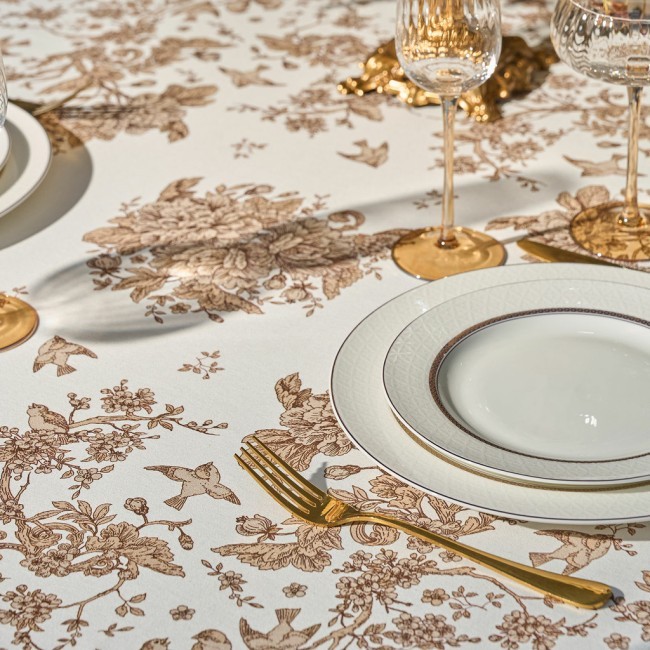 Скатерть круглая " royal garden" 190 см,белый ,100% хлопок ,твил с пропиткой Lefard (850-754-23) Скатерть круглая " royal garden" 190 см,белый ,100% хлопок ,твил с пропиткой Lefard (850-754-23)