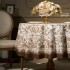 Скатерть круглая " royal garden" 190 см,белый ,100% хлопок ,твил с пропиткой (850-754-23) 