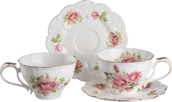 Кофейный набор "жаклин" на 2 персоны 4 пр. 100 мл. Lefard (127-578) Кофейный набор "жаклин" на 2 персоны 4 пр. 100 мл. Lefard (127-578)