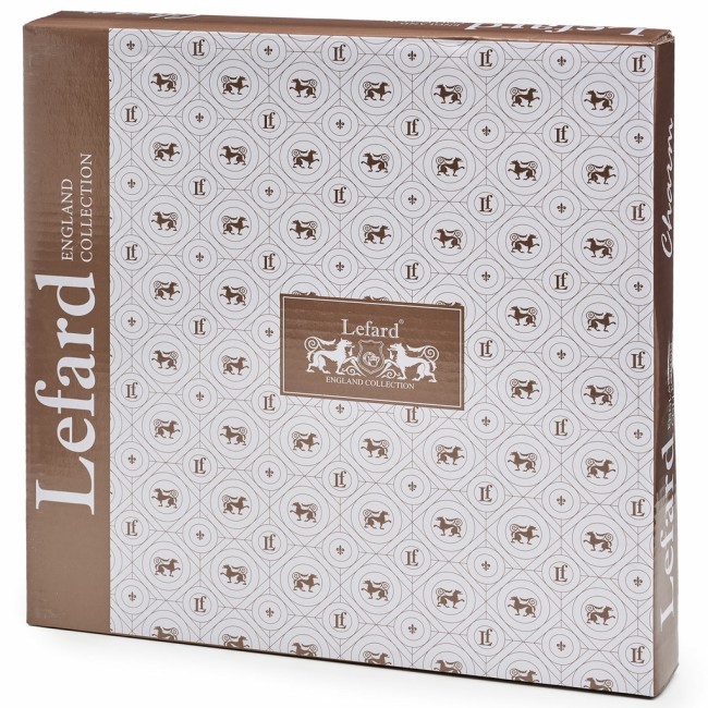 Набор тарелок обеденных lefard "charm" 2 шт. 26*2,5 см (с золотой линией) Lefard (779-352)