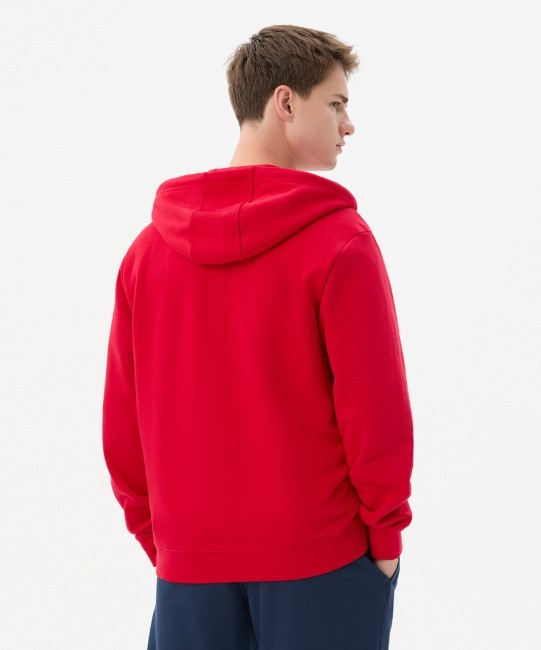 Флисовое худи на молнии JOGEL ESSENTIAL Cotton Fleece FZ Hoodie, красный (2122129)
