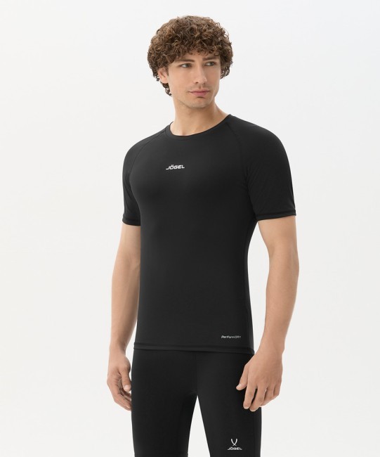 Футболка компрессионная с коротким рукавом JOGEL CAMP PerFormDRY Baselayer SS Tee, черный (2125161)