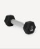 Гантель гексагональная Starfit DB-301PRO 1 кг, обрезиненная, черный (2115105)