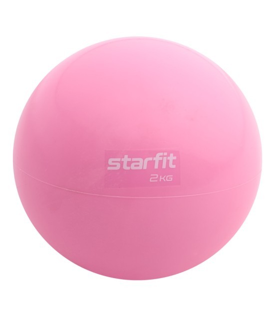 Медбол Starfit GB-703, 2 кг, розовый пастель (1007323)