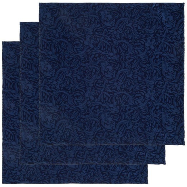 Набор салфеток из 3-х шт "купрум" 40х40см,100% п/э, синий. Lefard (850-888-27) Набор салфеток из 3-х шт "купрум" 40х40см,100% п/э, синий. Lefard (850-888-27)