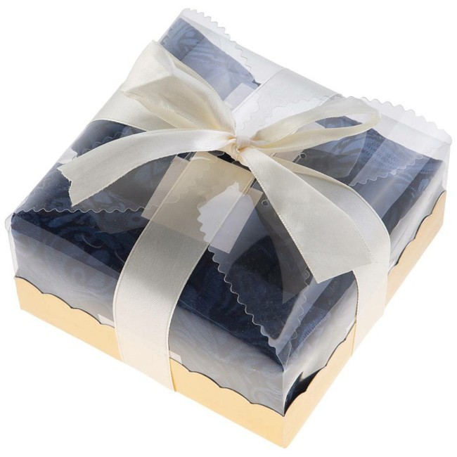 Набор салфеток из 3-х шт "купрум" 40х40см,100% п/э, синий. Lefard (850-888-27) Набор салфеток из 3-х шт "купрум" 40х40см,100% п/э, синий. Lefard (850-888-27)