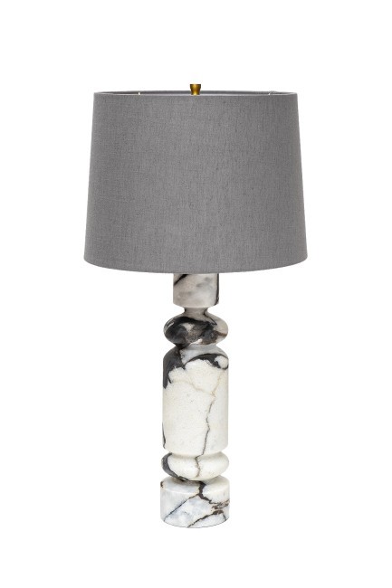 Лампа настольная плафон цвет серый Н.77см (TT-00016366)