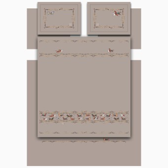 Кпб,king size,"passage"капучино,сатин,хлопок 100%,п.240х260-1шт,пр.260х260-1шт,н.50х70-2шт/70х70-2шт Lefard (989-004-07)