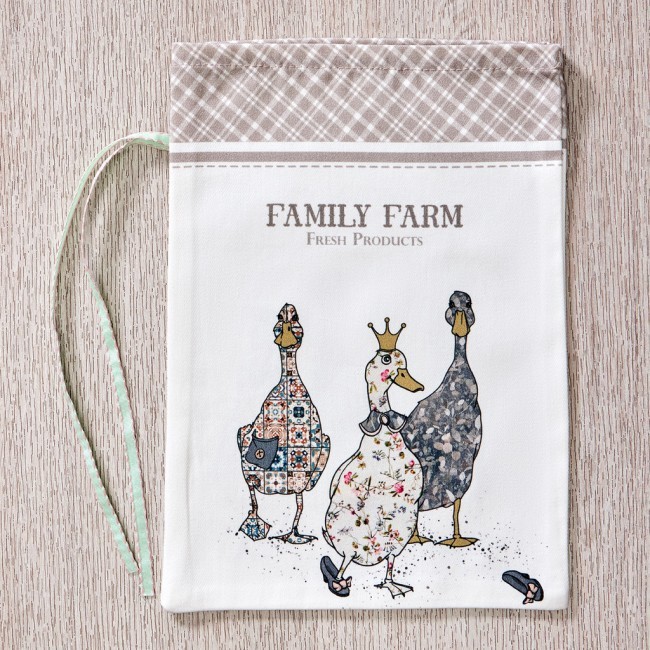 Набор мешочков из 2-х ш "family farm" 20х29см,100% хлопок,клетка,твил,пропитка Lefard (850-748-91) Набор мешочков из 2-х ш "family farm" 20х29см,100% хлопок,клетка,твил,пропитка Lefard (850-748-91)