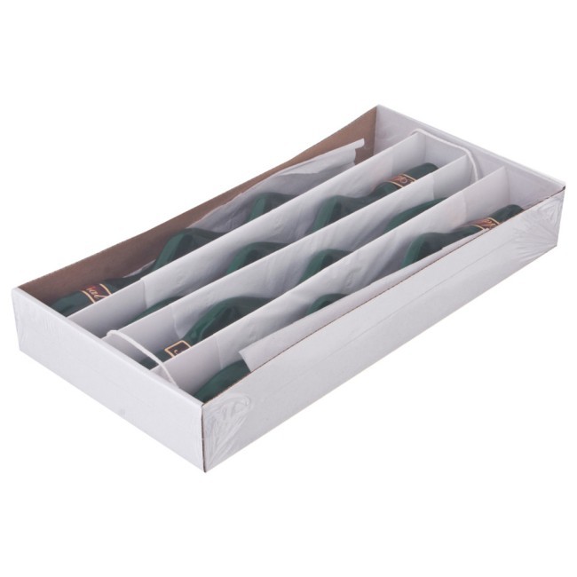 Набор свечей из 4 шт. 27/2,2 лакированный зеленый Adpal (348-624) Набор свечей из 4 шт. 27/2,2 лакированный зеленый Adpal (348-624)