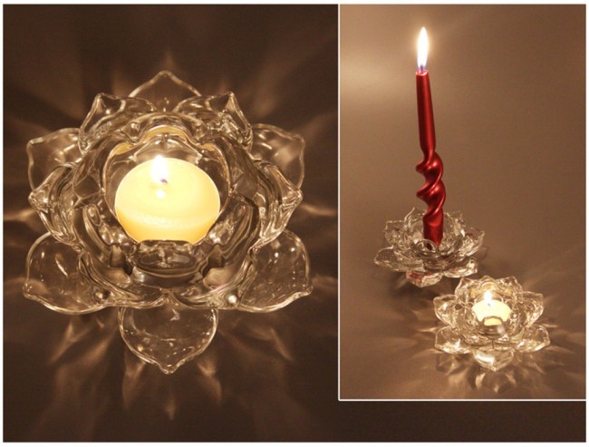 Подсвечник "лотос" 12*12*5 см. коллекция "muza" Lefard (355-116)