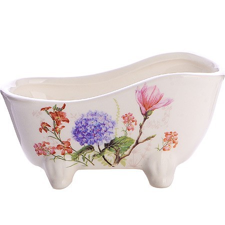 Подставка д/губки 170мл Бабочки доломит LR (30692)