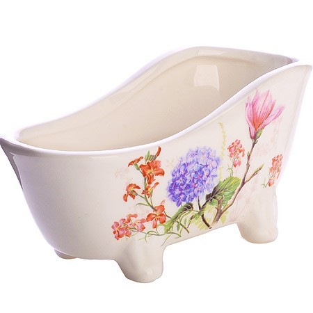 Подставка д/губки 170мл Бабочки доломит LR (30692)