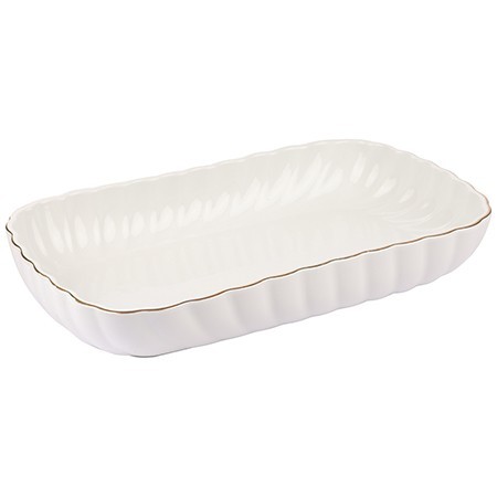 Блюдо сервировочное для подачи керамика 33х20х5 LR (90038-501L) Блюдо сервировочное для подачи керамика 33х20х5 LR (90038-501L)