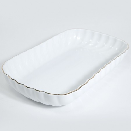 Блюдо сервировочное для подачи керамика 33х20х5 LR (90038-501L) Блюдо сервировочное для подачи керамика 33х20х5 LR (90038-501L)