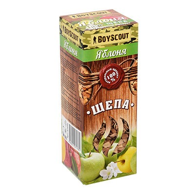 Щепа для копчения Boyscout Яблоня 1 л  61056 (62785)